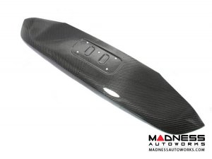 Alfa Romeo Giulia Central Back License Plate Trim Piece - Carbon Fiber